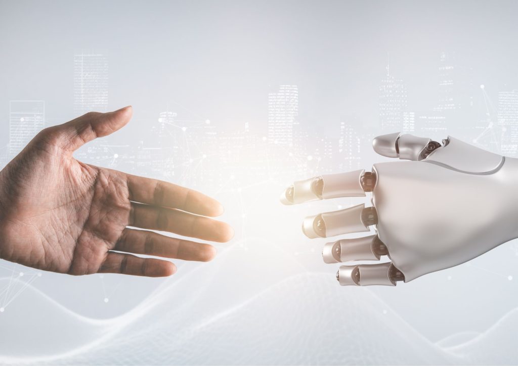 human and robot