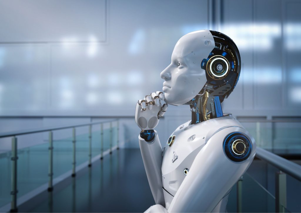 robot think